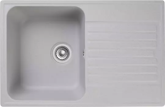 Мойка кухонная GranFest Quarz 78 73,6х47,6 см серая