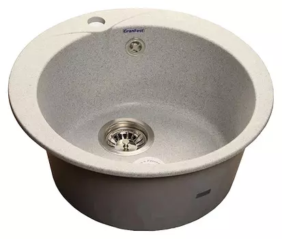 Мойка кухонная GranFest Rondo GF-R480 серый