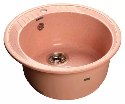 Мойка кухонная GranFest Rondo GF-R520 розовый