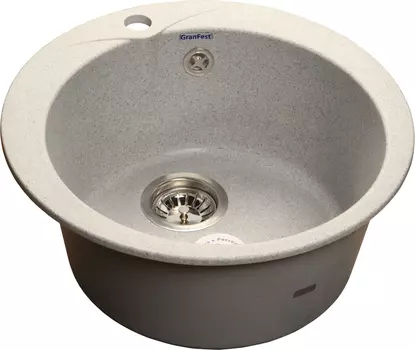 Мойка кухонная GranFest Rondo R-480 серая