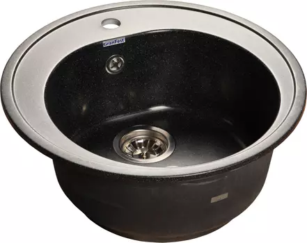 Мойка кухонная GranFest Rondo R-510 черная