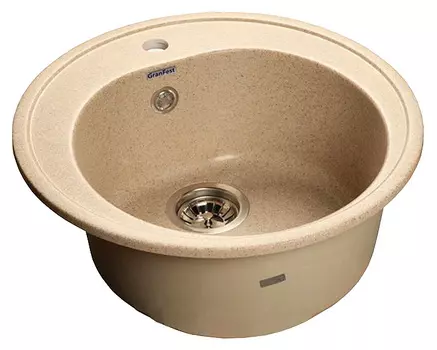 Мойка кухонная GranFest Rondo R-510 песочный