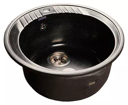 Мойка кухонная GranFest Rondo R-520 черная