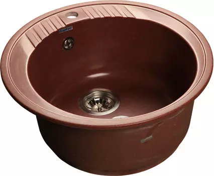 Мойка кухонная GranFest Rondo R-520 красный марс