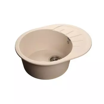 Мойка кухонная GranFest Rondo R-580L белая