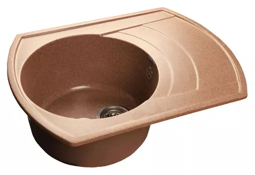 Мойка кухонная GranFest Rondo R-650L терракот