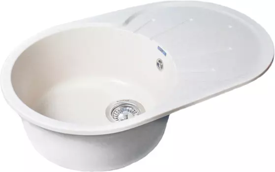 Мойка кухонная GranFest Rondo R-750L белая