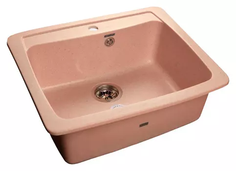 Мойка кухонная GranFest Standart GF-S605 розовый