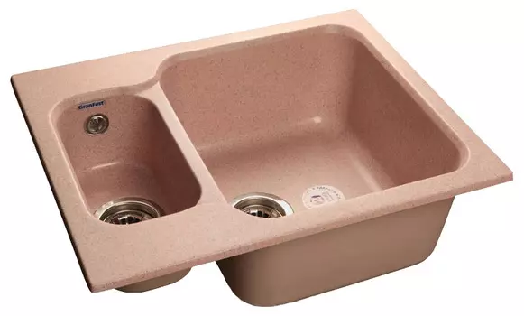 Мойка кухонная GranFest Standart GF-S615K розовый