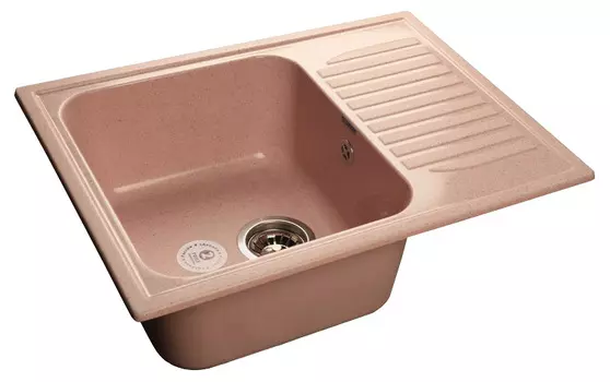 Мойка кухонная GranFest Standart GF-S645L розовый