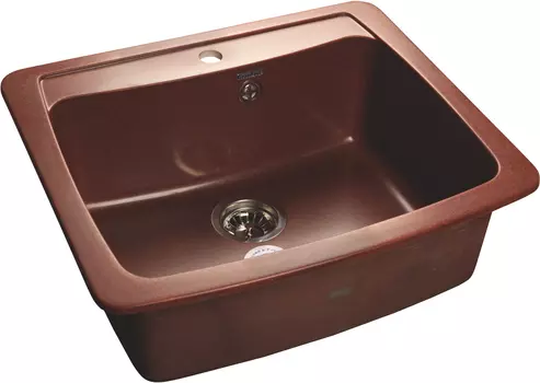 Мойка кухонная GranFest Standart S-605 красный марс