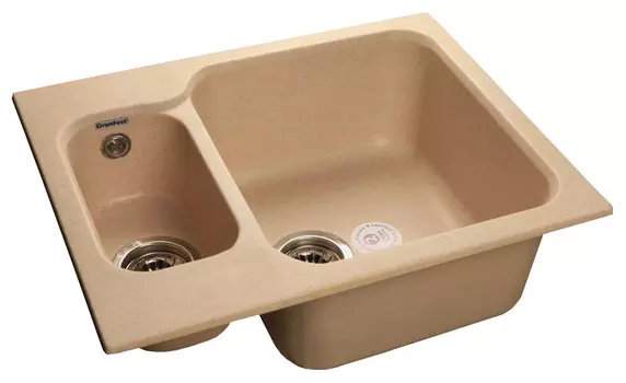 Мойка кухонная GranFest Standart S-615K бежевая