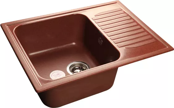 Мойка кухонная GranFest Standart S-645L красный марс