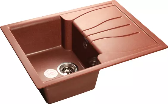 Мойка кухонная GranFest Standart S-680L красный марс