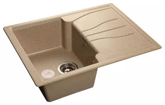 Мойка кухонная GranFest Standart S-680L песочная