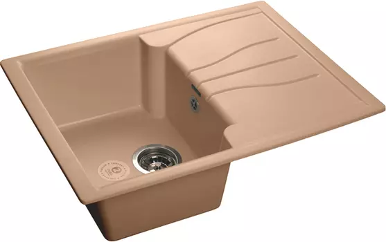 Мойка кухонная GranFest Standart S-680L топаз