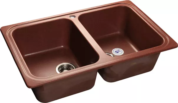 Мойка кухонная GranFest Standart S-780K красный марс
