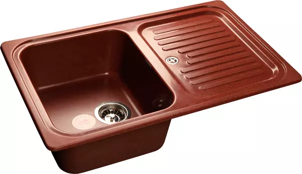 Мойка кухонная GranFest Standart S-780L красный марс