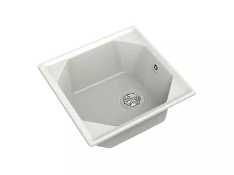 Мойка кухонная GranFest UNIQUE GF-U-500 белая