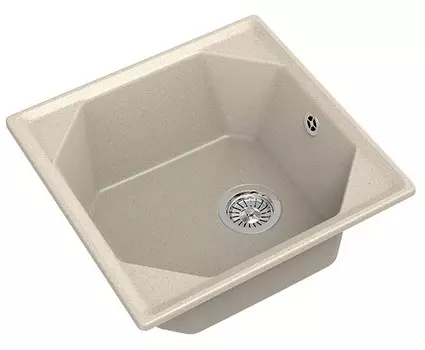Мойка кухонная GranFest UNIQUE GF-U-500 бежевый