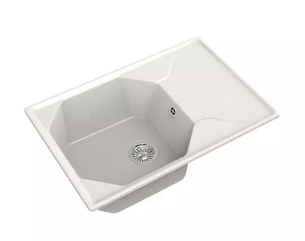 Мойка кухонная GranFest UNIQUE GF-U-740L белая