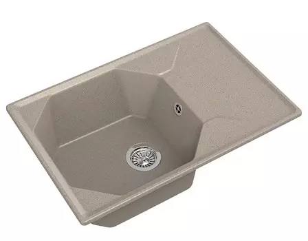 Мойка кухонная GranFest UNIQUE GF-U-740L песочный