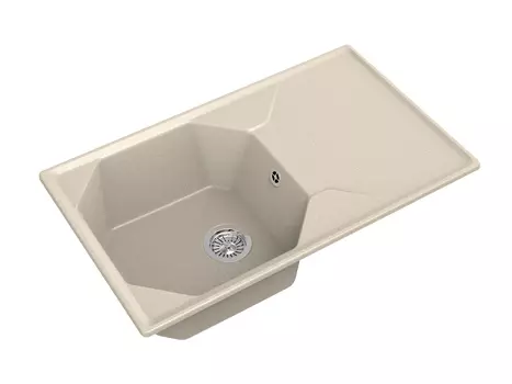 Мойка кухонная GranFest UNIQUE GF-U-840L бежевая