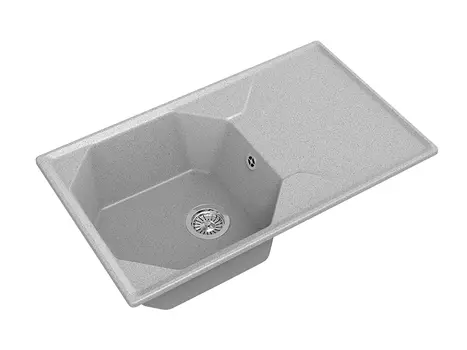 Мойка кухонная GranFest UNIQUE GF-U-840L серая