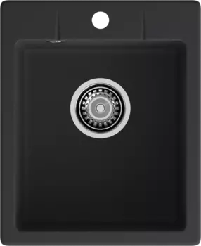 Мойка кухонная GranFest URBAN 240 49х40 см, черная