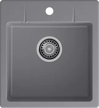 Мойка кухонная GranFest URBAN 245 49х45 см, темно-серая