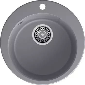 Мойка кухонная GranFest URBAN 649 49х49 см, темно-серая