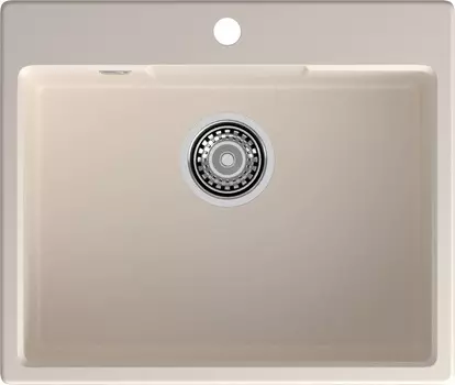 Мойка кухонная GranFest URBAN 658 49х58 см, белая