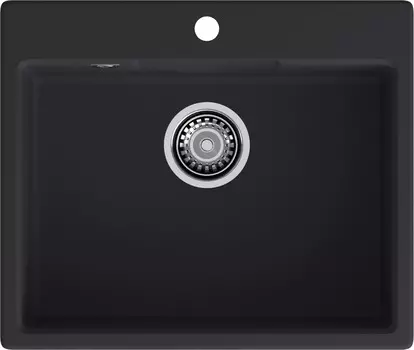 Мойка кухонная GranFest URBAN 658 49х58 см, черная