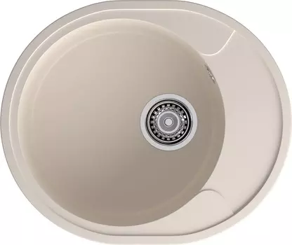 Мойка кухонная GranFest URBAN 857L 48х57 см, белая