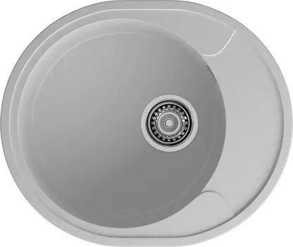 Мойка кухонная GranFest URBAN 857L 48х57 см, серая