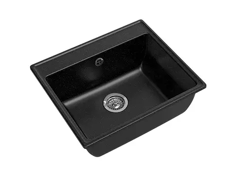 Мойка кухонная GranFest VERTEX GF-V-580 черная