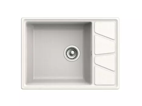 Мойка кухонная GranFest VERTEX GF-V-680L белая