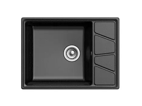 Мойка кухонная GranFest VERTEX GF-V-680L черная