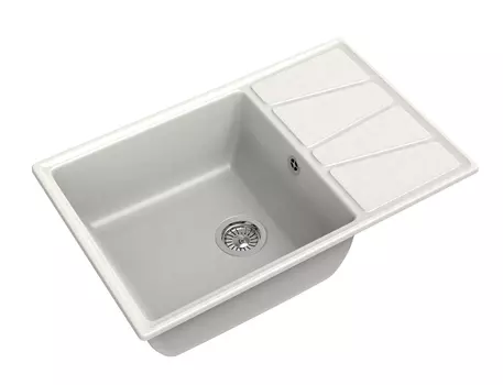 Мойка кухонная GranFest VERTEX GF-V-780L белая