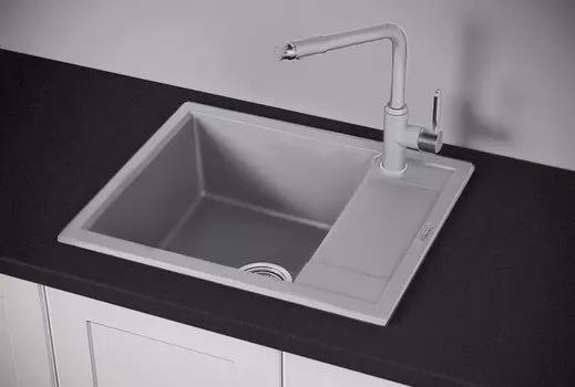 Мойка кухонная Granula GR-6002 алюминиум