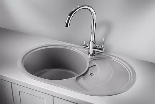 Мойка кухонная Granula GR-7801 алюминиум