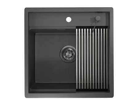 Мойка кухонная Granula Kitchen Space 5051 графит матовый