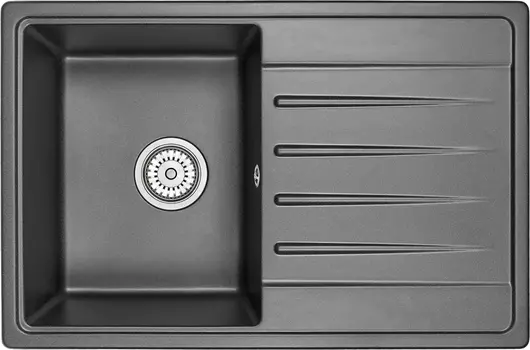 Мойка кухонная Granula Standart ST-7602, черный