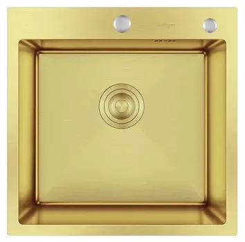 Мойка кухонная Hoffger 5050 Gold золото