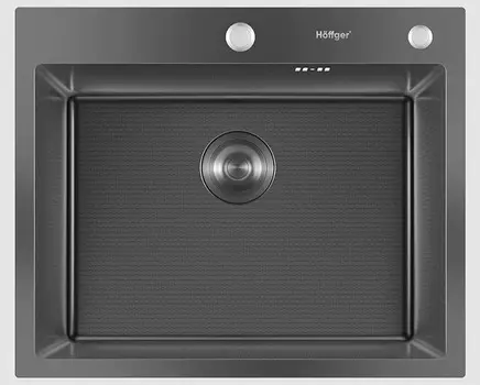 Мойка кухонная Hoffger 6050T Black черная