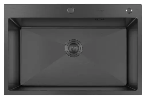 Мойка кухонная Hoffger 7550 Black черная