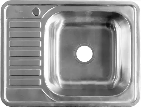 Мойка кухонная Iddis Basic BAS65SRi77 нержавеющая сталь, сатин, чаша справа, 650х500 мм