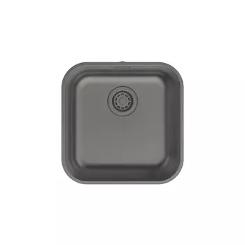 Мойка кухонная Iddis Mate MAT44GMi77 графит 44,6х44,6 см