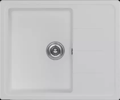 Мойка кухонная KuchenStern FLUG 45 61,5х50 см, белая