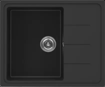 Мойка кухонная KuchenStern FLUG 45 61,5х50 см, черная